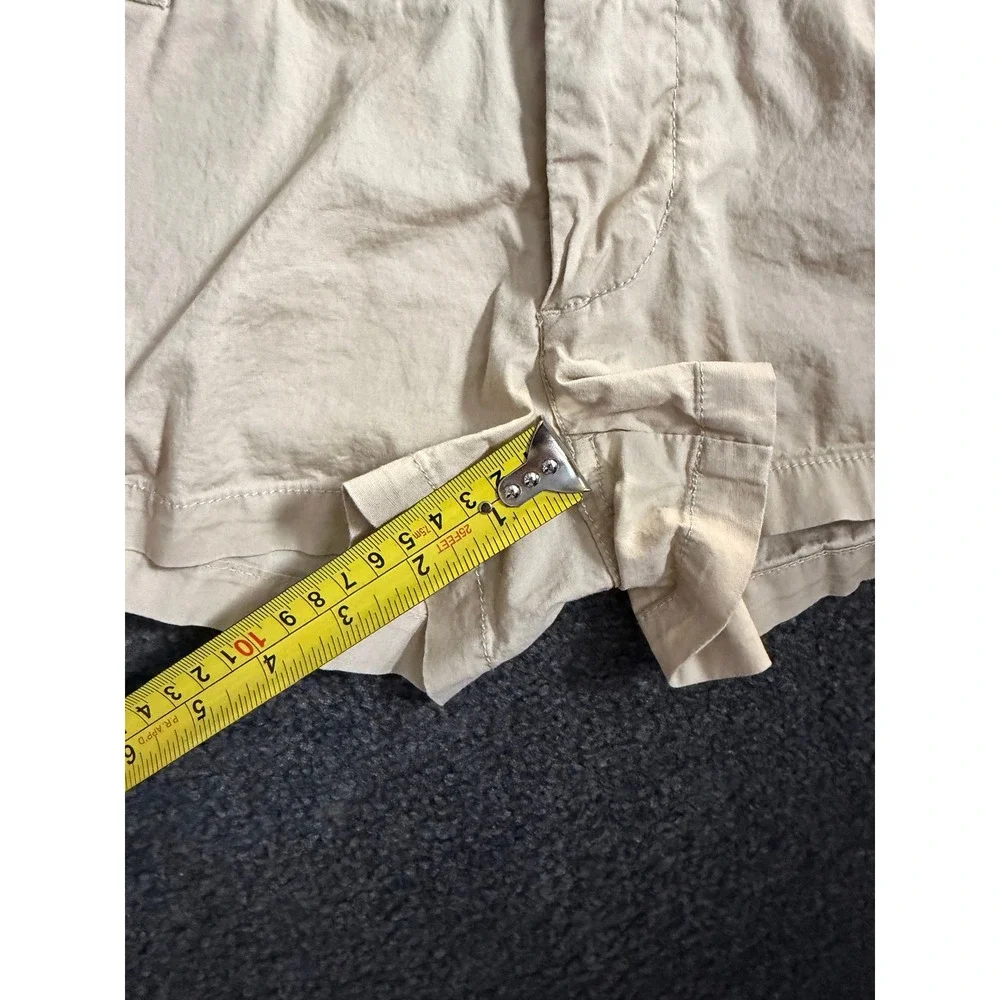 Volcom Tune 2.5 Inch Shorts Tan Khaki Low Rise Cotton Stretch Size 0 B0911012